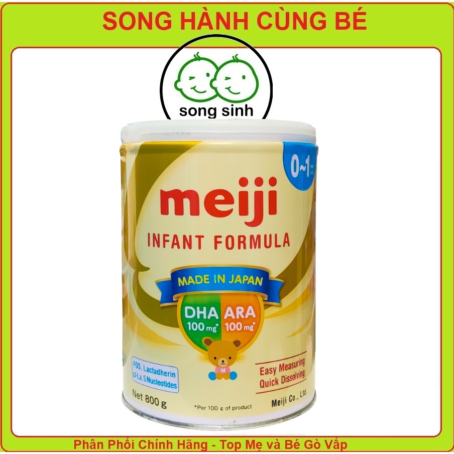 Sữa Bột Meiji Nhập Khẩu Số 1-3 800g