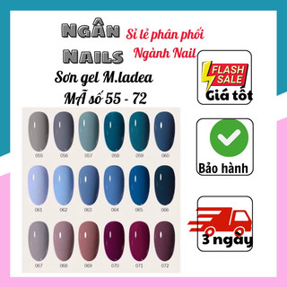 Sơn gel mladea 8,3ml mã 55---72