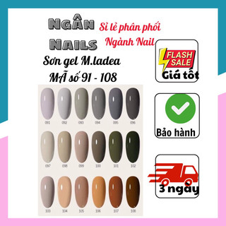 Sơn gel mladea 8,3ml mã 91---108
