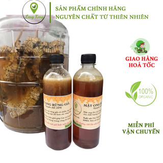 Mật ong rừng già tự nhiên lengkengfarm - không phải ong nuôi, không pha tạp chất- mật ong hoa nhãn- mật ong cà phê1