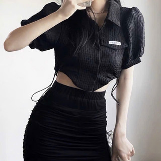 Áo croptop sơmi