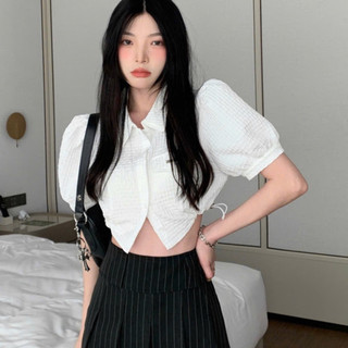 Áo croptop sơmi