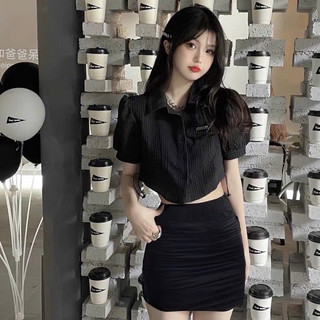 Áo croptop sơmi