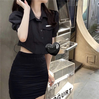 Áo croptop sơmi