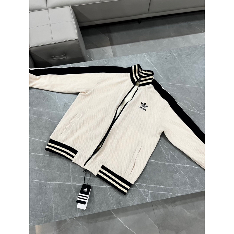 Áo khoác A.di.dass nam nữ chất liệu nhung tăm logo sắc nét bản SUPPER hàng QC cao cấp