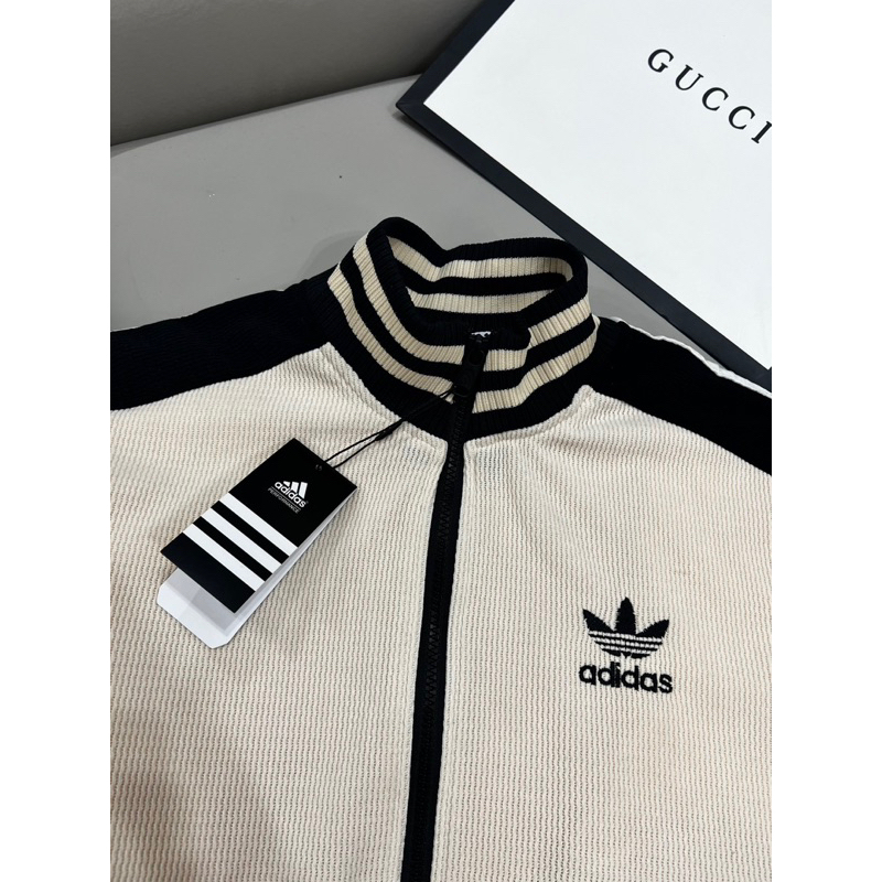 Áo khoác A.di.dass nam nữ chất liệu nhung tăm logo sắc nét bản SUPPER hàng QC cao cấp