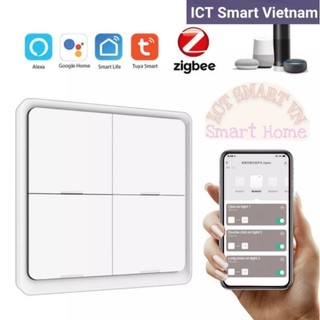 Công tắc ngữ cảnh Zigbee Tuya 1-3 nút (3-9 ngữ cảnh thông minh)