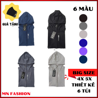 Bigsize - Áo khoác chống nắng nữ thông hơi 6 túi - MN Fashion