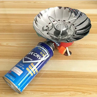 Bếp ga mini chống gió, gấp gọn tiện dụng cho giã ngoại du lịch.