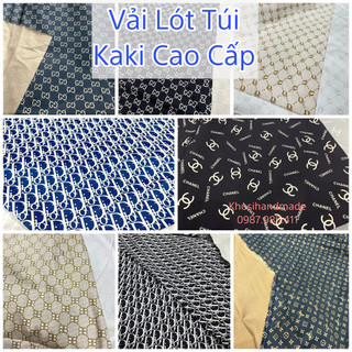 Vải lót túi kaki cao cấp 75k/m khổ 1m4