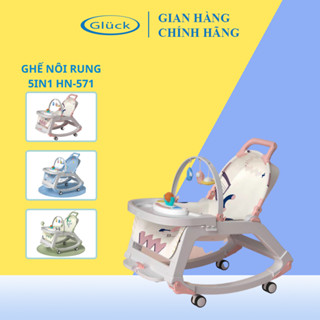 Nôi Rung, Ghế Rung Nhún Bập Bênh Kiêm Ghế Ăn Dặm Cho Bé Có Bánh Xe Và Đồ Chơi[Hàng Cao Cấp]    -  SMMT-SSS-111