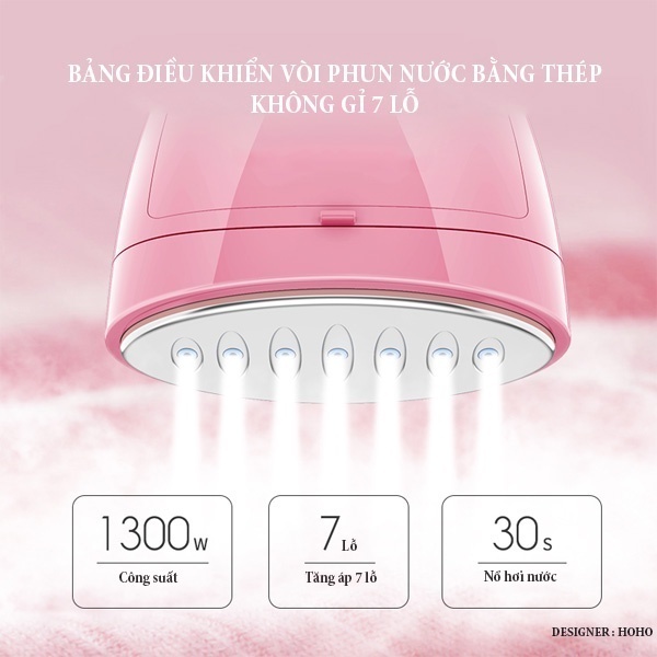 Bàn là hơi nước cầm tay SoKaNy công suất 1500W