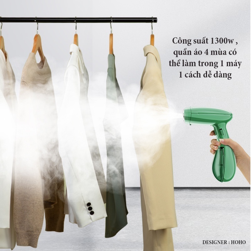 Bàn là hơi nước cầm tay SoKaNy công suất 1500W