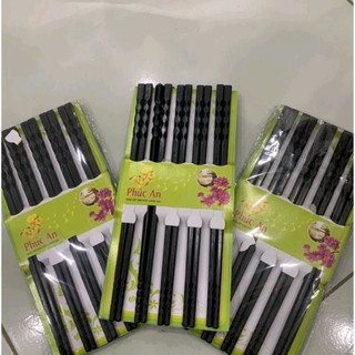 Combo 10 đôi đũa nhựa đen cao cấp