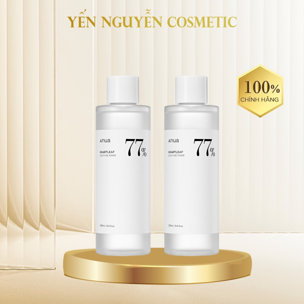 Toner Anua Làm Dịu Da Anua 77% Heartleaf Soothing Toner 250ml