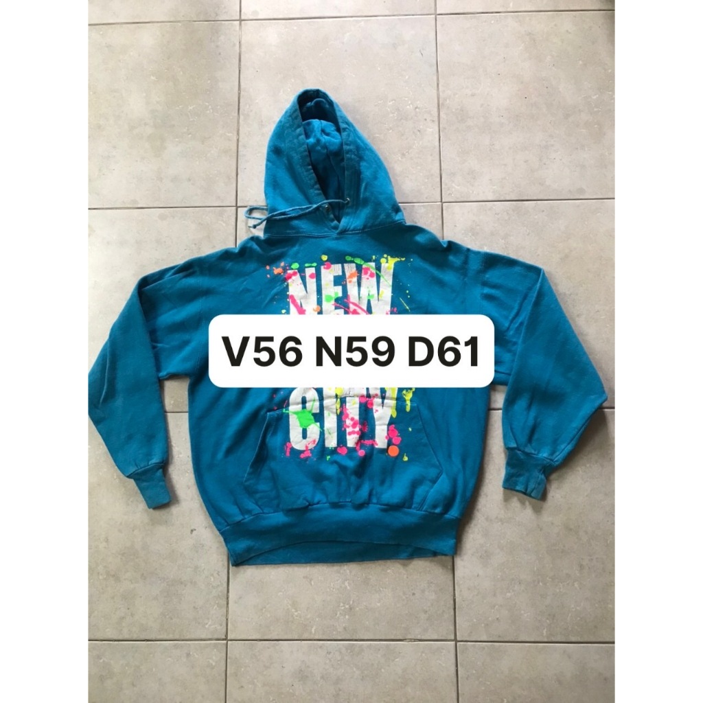 Áo Khoác Hoodie Hoạ Tiết NYC Vintage 2hand Chính Hãng Tuyển chọn giá rẻ, Áo khoác Nam Nữ Form Rộng Thụng Thời Trang
