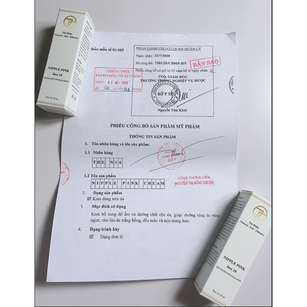 Kem Làm Hồng Nhũ Hoa và Vùng Kín Bikini an toàn Nipple Pink 15ml