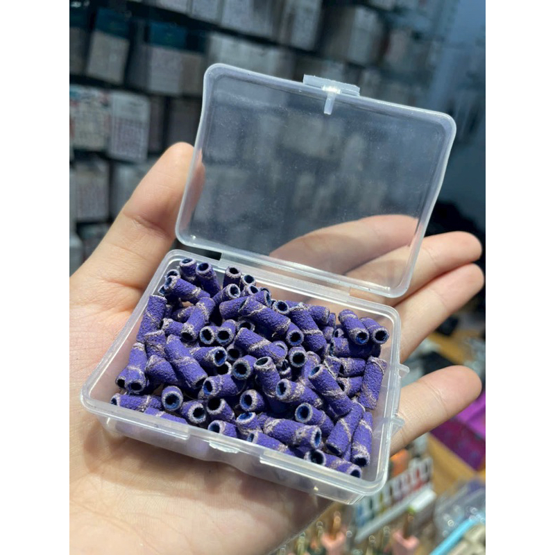 Đầu mài giấy nhám tím mini siêu xịn (lẻ 10 viên )