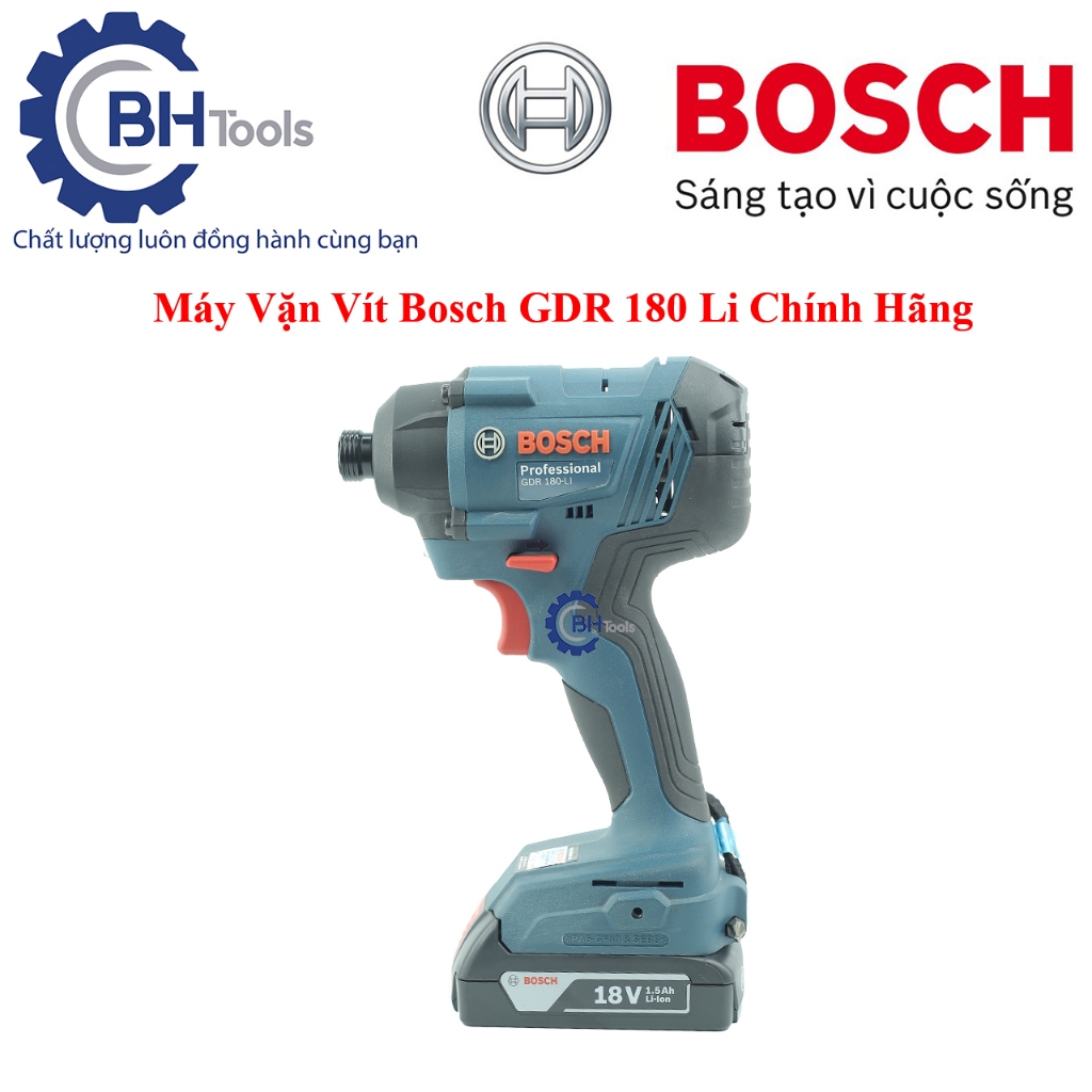 Máy Khoan Vặn Vít Bosch GDR 180-LI Chính Hãng