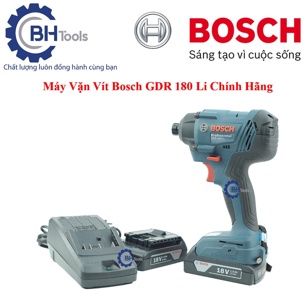 Máy Khoan Vặn Vít Bosch GDR 180-LI Chính Hãng