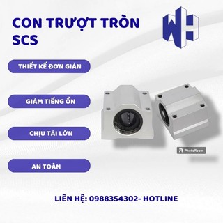 Con trượt tròn scs scs8uu, scs10uu, scs12uu, scs16uu, scs20uu, scs25uu,scs30uu.