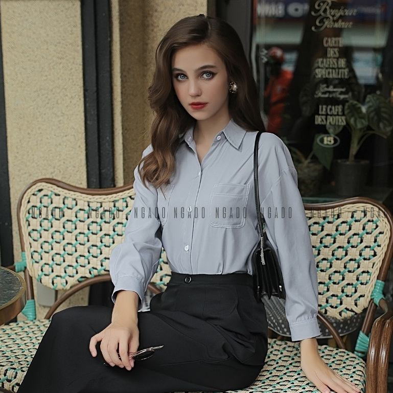 Áo sơ mi dài tay  NGADO