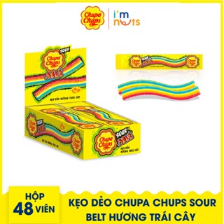 Combo 10 Dây Kẹo Dẻo Chupa Chups Sour Belt Vị Trái Cây