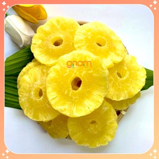 Thơm sấy dẻo nguyên miếng thái lan mứt khóm sấy lạnh chua ngọt chuẩn ngon hàng loại 1 - 250g/500g