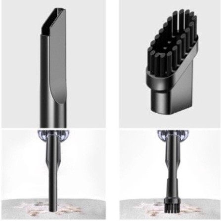 Máy Hút Bụi Cầm Tay 2 in 1 Không Dây Siêu Mini Lực Hút Cực Mạnh 6000PA - 120W