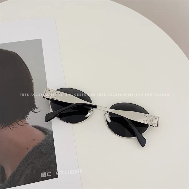 Kính mát kim loại thời trang nam nữ, kính mắt thời trang cellinnnnn