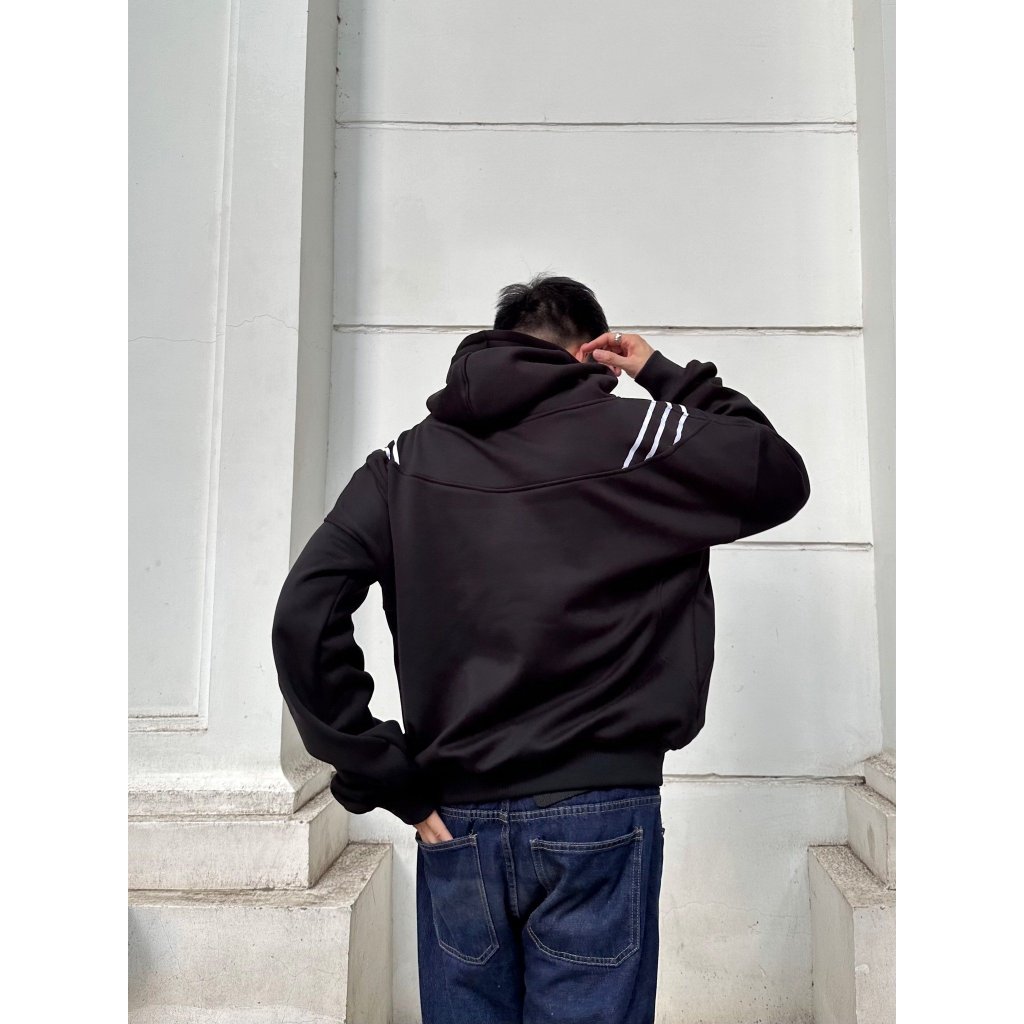 Áo Hoodie Steve Nỉ Lông Cừu Logo Thêu Form Boxy, áo nỉ 3 màu