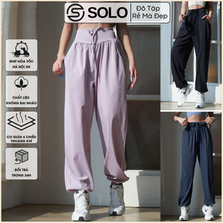 Quần Jogger Tập Gym Nữ Vải Dù Dây Rút Chân Thể Thao Nữ Đồ tập Rẻ Mà Đẹp 165