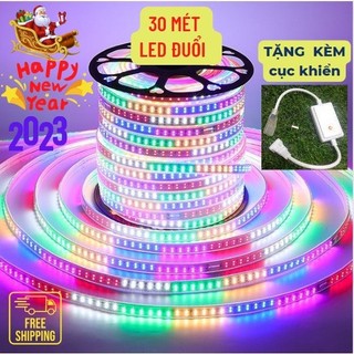 30m dây led nháy đuổi chip 2835 tặng kèm nguồn led thắng trang