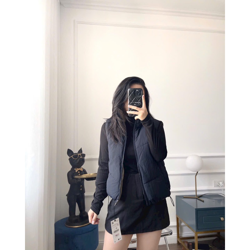 ÁO PHAO GILE Z.R 2 MẶT THAN NÂU