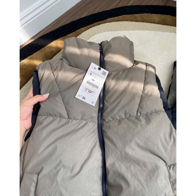 ÁO PHAO GILE Z.R 2 MẶT THAN NÂU