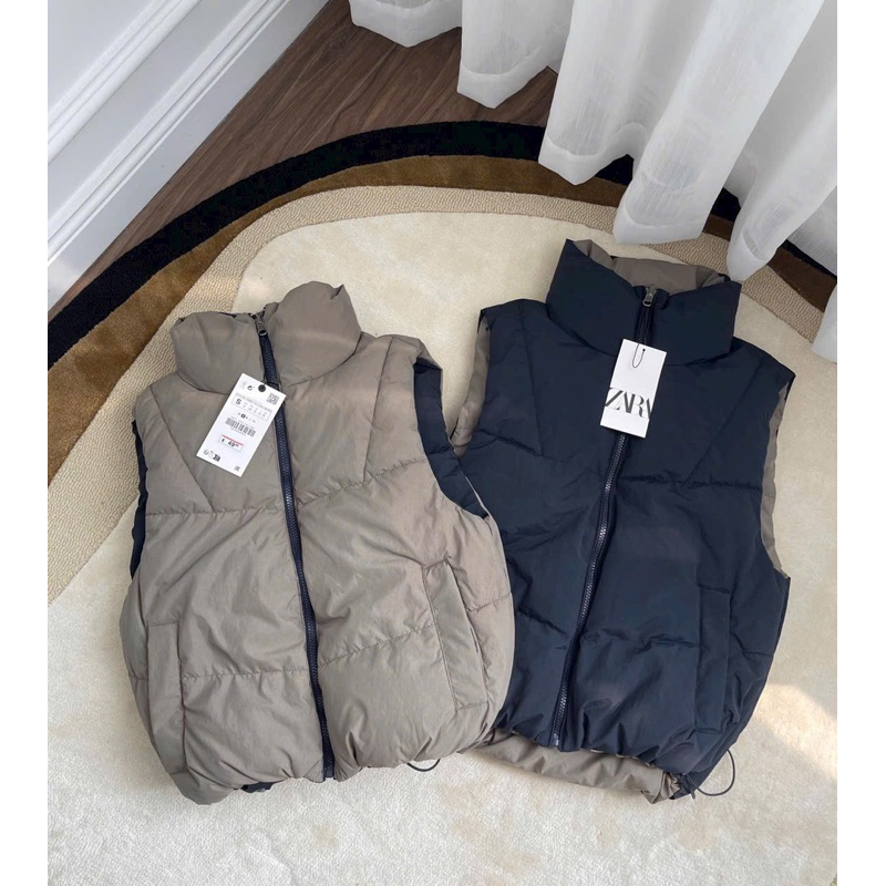 ÁO PHAO GILE Z.R 2 MẶT THAN NÂU