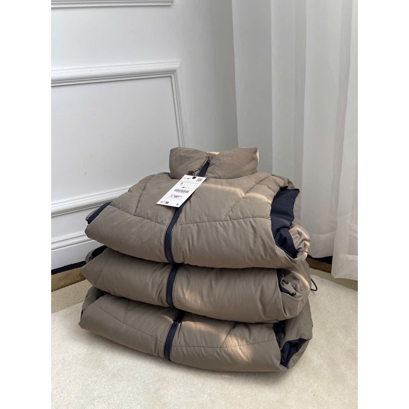 ÁO PHAO GILE Z.R 2 MẶT THAN NÂU