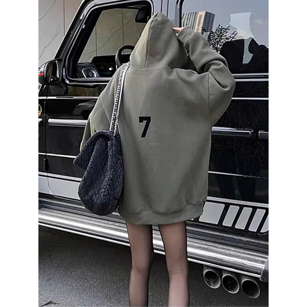 Áo hoodie nỉ ngoại nam nữ không xù kết hợp họa tiết in dập abc cao cấp .