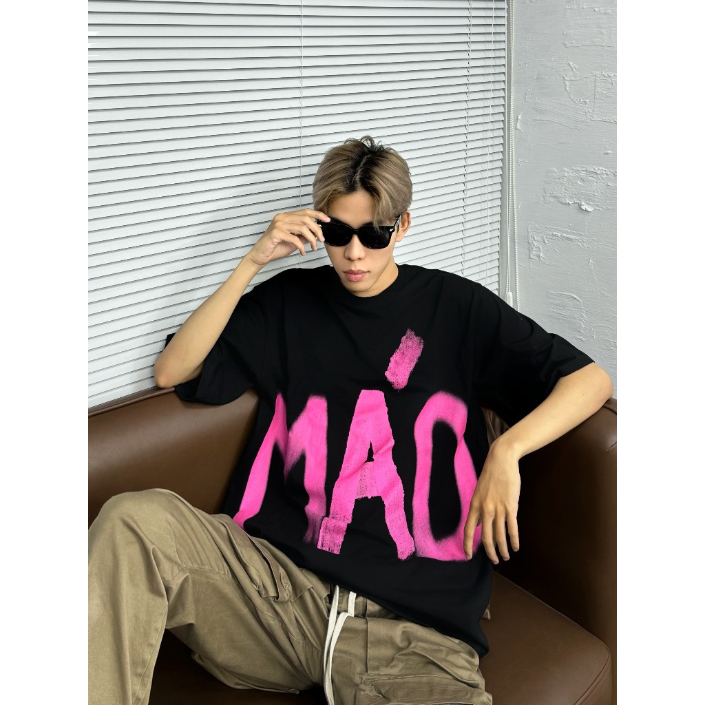 Áo Thun Ngắn Tay In Hình Fancy Tshirt Madmind 100% Premium Cotton - Màu Đen