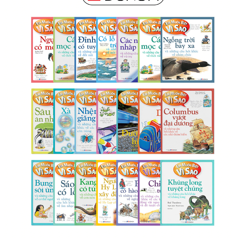 Sách - Bộ Em muốn biết vì sao - Bộ mới 2022  - Đông A
