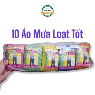 [Combo 10] Áo Mưa Giấy, Áo Mưa Nilon, Áo Mưa 1 Lần, Áo Mưa Túi Bóng Siêu To Tiện Lợi Thời Trang, TIện Lợi