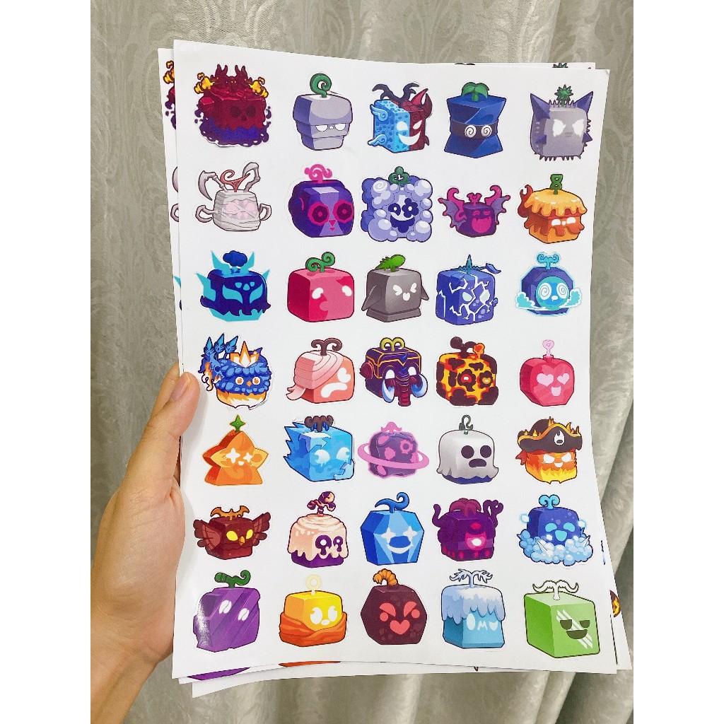 39 Sticker Blox Fruit - Ảnh Dán Trong Game Blox Fruit - Ở ĐÂY CÓ NHỮNG THỨ XINH XẮN ❤