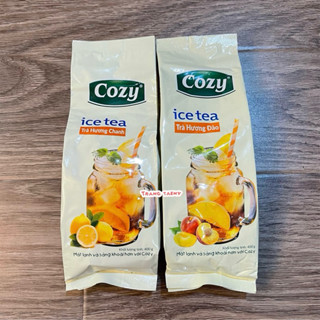 Trà chanh , trà đào hoà tan Cozy Ice tea 400g