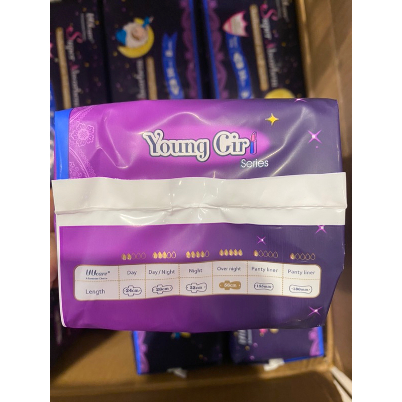 Băng Vệ Sinh Ban Đêm UUcare Singapore Young Girl 36cm