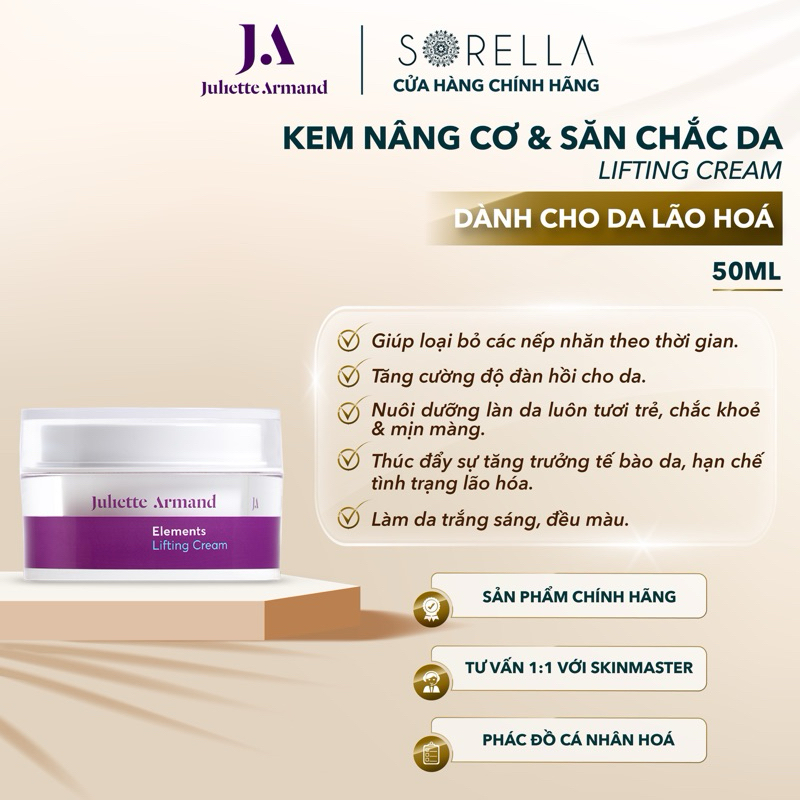 [JULIETTE ARMAND] Kem nâng cơ &amp; săn chắc da Lifting Cream