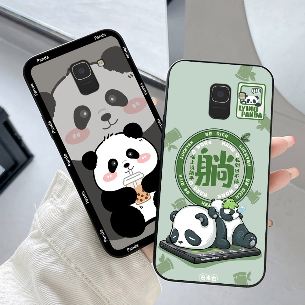 ốp lưng Samsung ss j6 plus / ss j6+ / a8 2018 / a8 plus 2018 / ss j6 2018 in hình gấu trúc panda cut