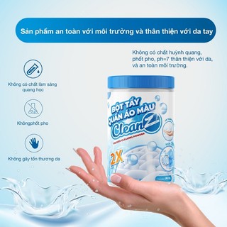 Chai bột tẩy vết bẩn đa năng Oxi Clean Aikomi 300g - Tẩy vết bẩn, nấm mốc, ố vàng, khử khuẩn giày dép quần áo