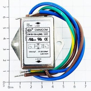 Cw1b-10a-l bộ lọc nguồn 1 pha 10a 115/250v//63