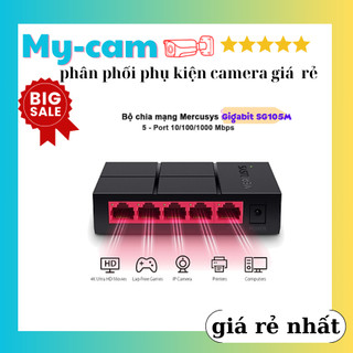Bộ chia cổng mạng 5 cổng/8 cổng mạng lan switch lan gigabit mercury sg105m 10 / 100 / 1000m10/100 / 1000mbps rj45
