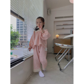Bộ đồ xô muslin cho bé gái cực xinh